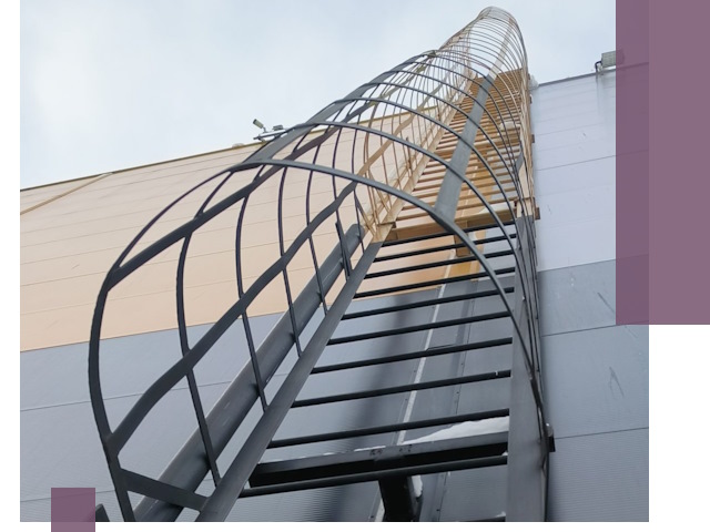 Изготовление и монтаж пожарных лестниц в Моршанске профессионально