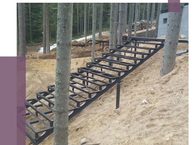 Монтаж металлических лестниц в Моршанске от 13760 руб. 