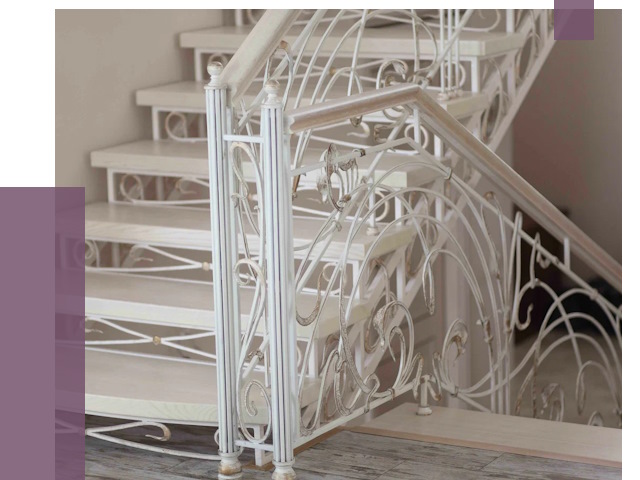 Изготовление кованых лестниц на заказ в Моршанске от 88273 руб. | ПРОЛЁТ-Мрш