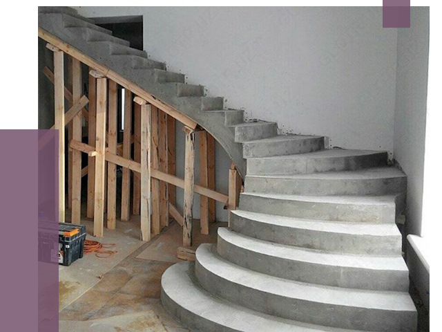 Изготовление бетонных лестниц под ключ в Моршанске от 20251 руб. | ПРОЛЁТ-Мрш