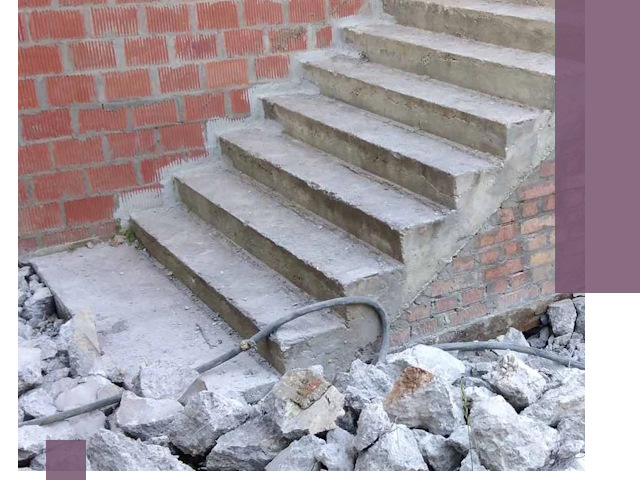 Демонтаж бетонных лестниц в Моршанске: быстро и безопасно