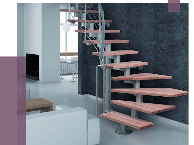 Модульные лестницы в Моршанске от 17135 руб. — купить в ПРОЛЁТ-Мрш