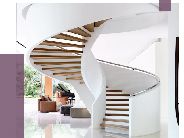 Винтовые лестницы в Моршанске под ключ от 49329 руб. | ПРОЛЁТ-Мрш