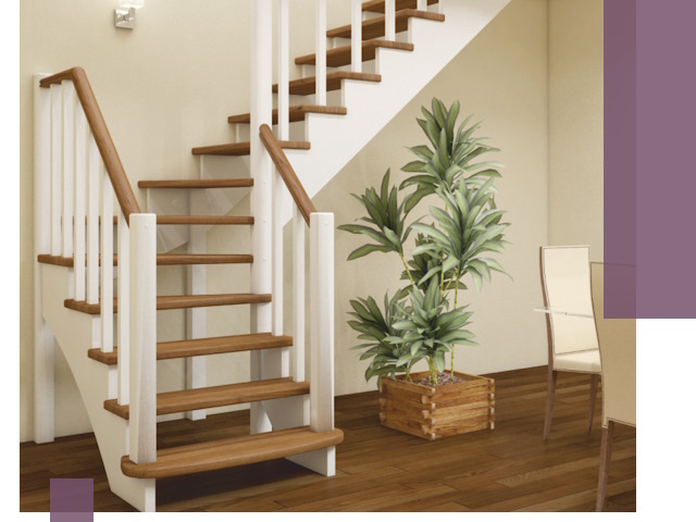 Г-образные лестницы под ключ в Моршанске — изготовление и монтаж