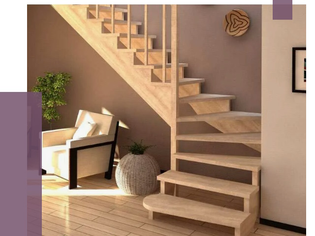 Изготовление Г-образных лестниц в Моршанске от 19212 руб. 