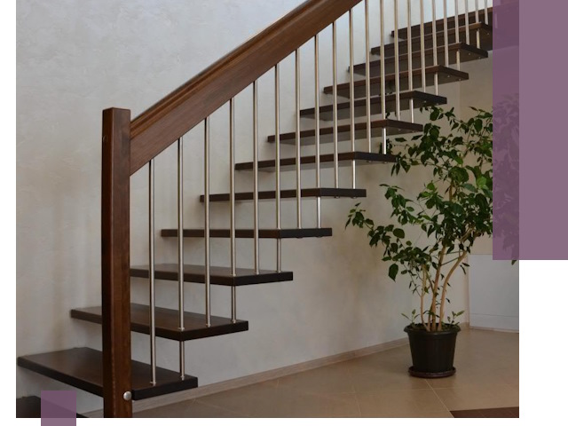 Лестницы на больцах под ключ в Моршанске – изготовление и монтаж