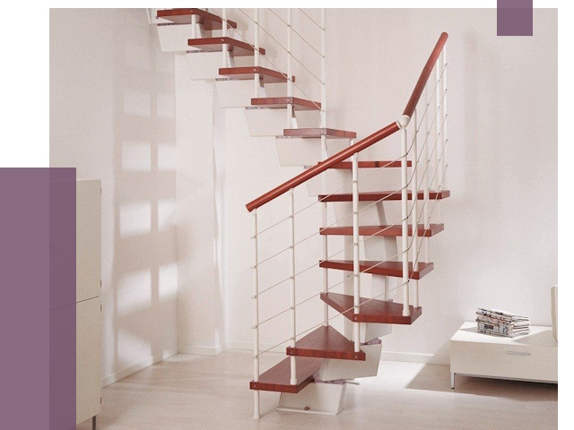 Изготовление лестниц на больцах в Моршанске от 9866 руб. | ПРОЛЁТ-Мрш