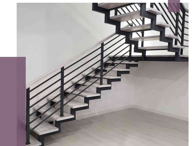 Лестницы на металлокаркасе под ключ в Моршанске от 12981 руб. | ПРОЛЁТ-Мрш