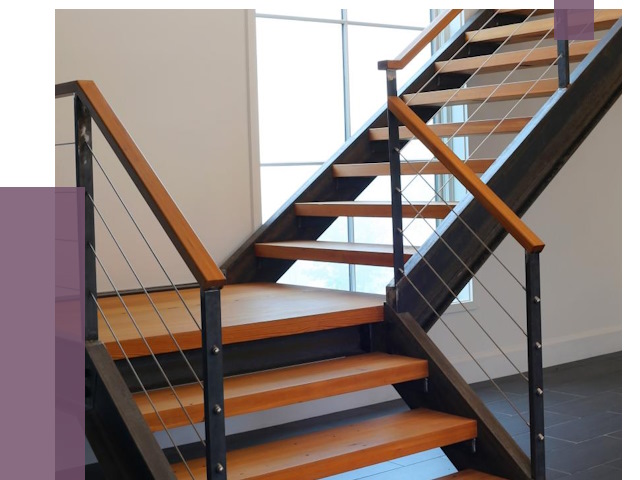 Изготовление лестниц на металлокаркасе в Моршанске от 19212 руб. | ПРОЛЁТ-Мрш