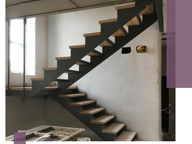 Изготовление лестниц на металлокаркасе в Моршанске от производителя