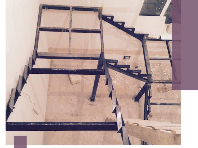 Монтаж лестниц на металлокаркасе в Моршанске быстро и качественно