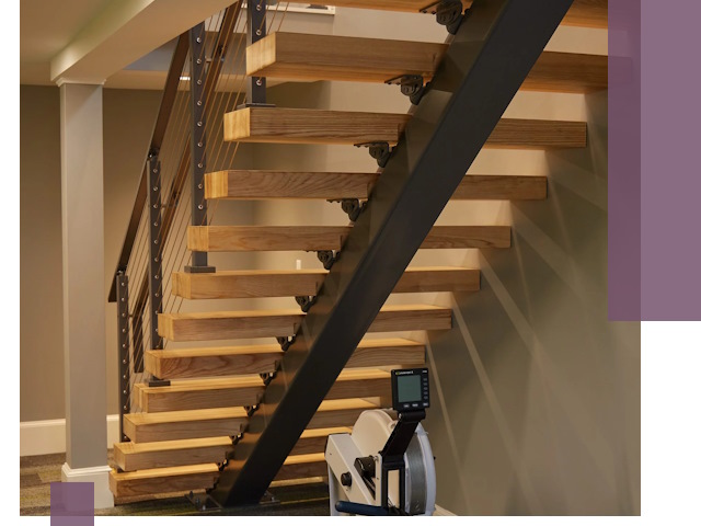 Лестницы на монокосоурах под ключ в Моршанске - изготовление и монтаж