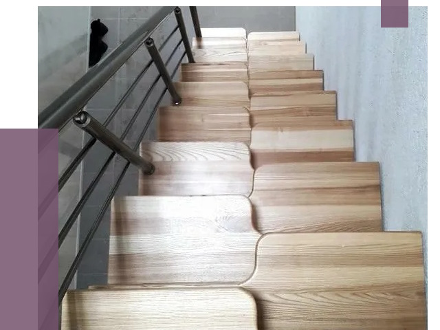 Лестницы гусиный шаг в Моршанске от 13241 руб. под ключ | ПРОЛЁТ-Мрш