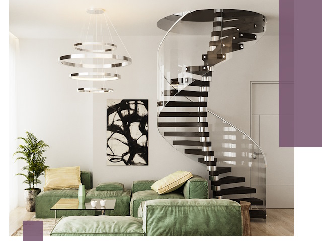 Лестницы для двухуровневой квартиры в Моршанске — изготовление и монтаж