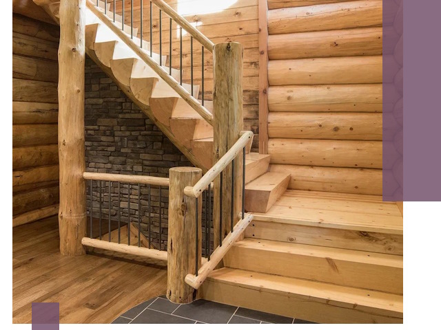 Лестницы в баню под заказ и профессиональный монтаж в Моршанске