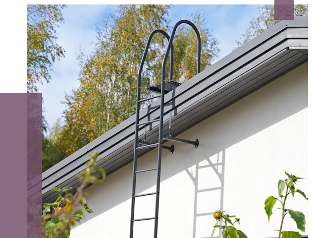 Лестницы на крышу в Моршанске от 19420 руб. — монтаж и монтаж ПРОЛЁТ-Мрш