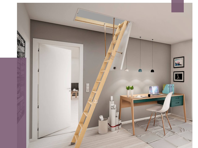 Чердачные лестницы в Моршанске — от 14799 руб. | ПРОЛЁТ-Мрш