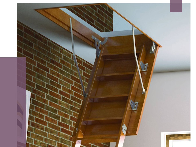 Установка чердачной лестницы в Моршанске от 7945 руб. | ПРОЛЁТ-Мрш