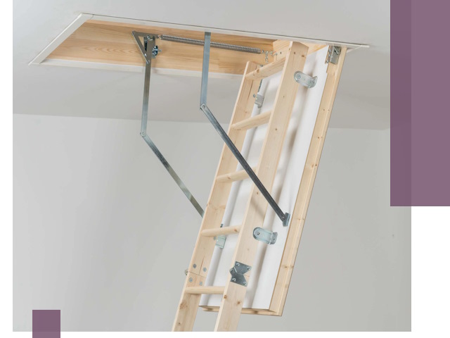 Установка чердачной лестницы под ключ в Моршанске