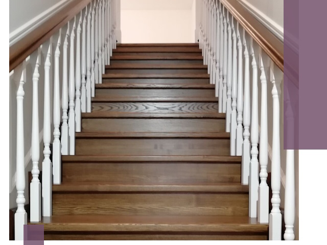 Лестницы из ясеня на заказ в Моршанске — изготовление и монтаж