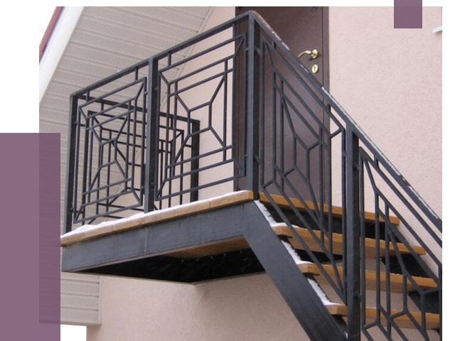 Металлические перила в Моршанске от 4362 руб.  | ПРОЛЁТ-Мрш