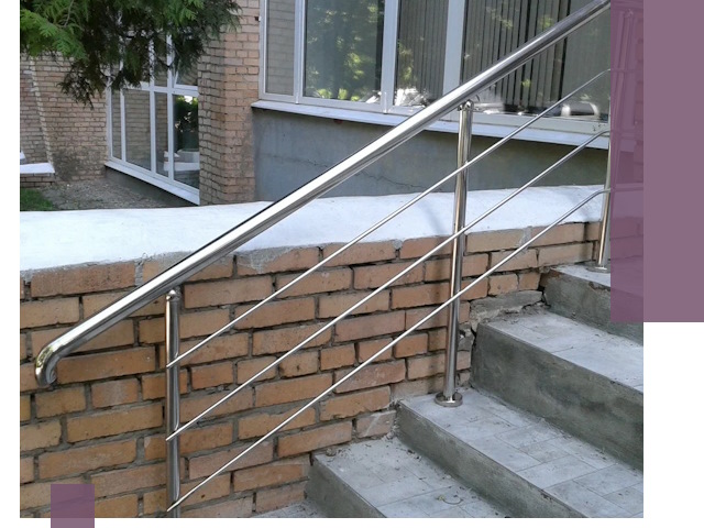 Перила из нержавеющей стали высокого качества в Моршанске