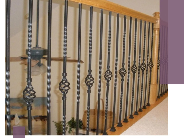 Изготовление и монтаж кованных перил в Моршанске под ключ