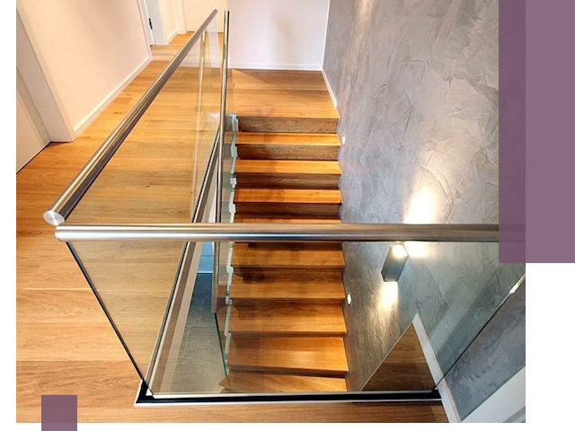 Перила для лестницы в доме — изготовление и монтаж в Моршанске