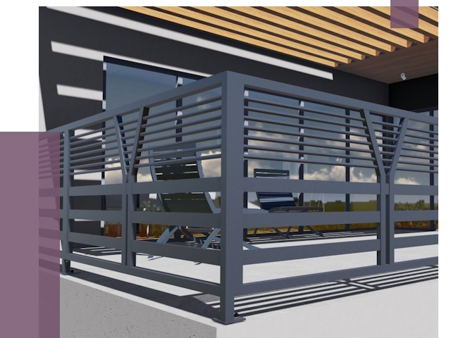 Изготовление балконных ограждений в Моршанске от 10904 руб. | ПРОЛЁТ-Мрш