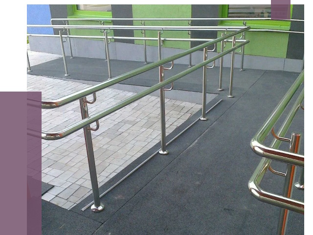 Ограждения пандусов в Моршанске от 4414 руб. монтаж | ПРОЛЁТ-Мрш