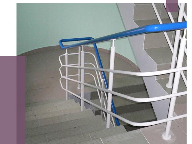 Перила в подъезде в Моршанске — установка и замена от 7529 руб. | ПРОЛЁТ-Мрш