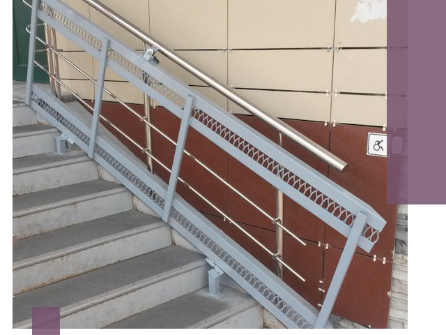 Изготовление откидных пандусов под ключ в Моршанске