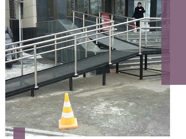 Стационарные пандусы под ключ в Моршанске — изготовление и монтаж