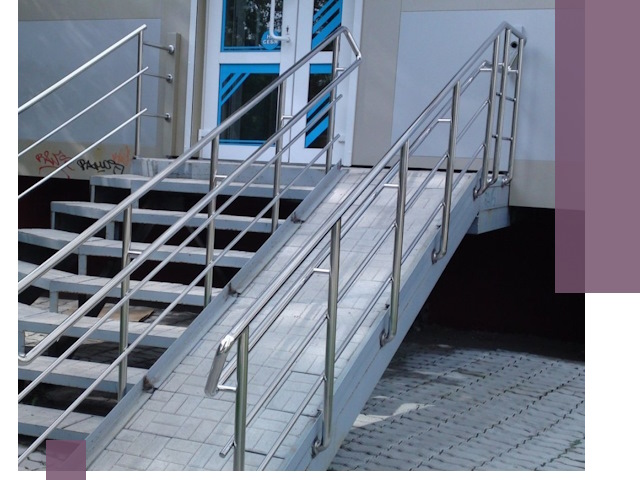 Пандус на крыльцо под ключ в Моршанске: монтаж и изготовление