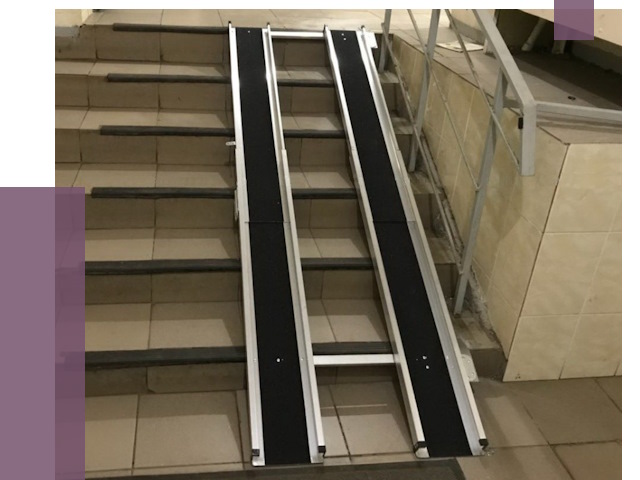 Установка пандуса в подъезд в Моршанске от 8100 руб. под ключ | ПРОЛЁТ-Мрш