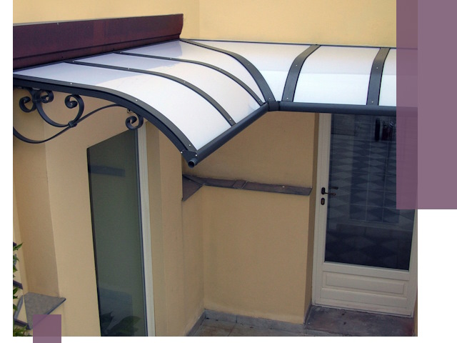 Монтаж козырьков любой сложности в Моршанске под ключ