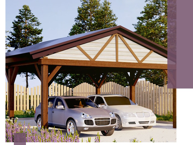 Навесы для автомобиля в Моршанске — изготовление и монтаж