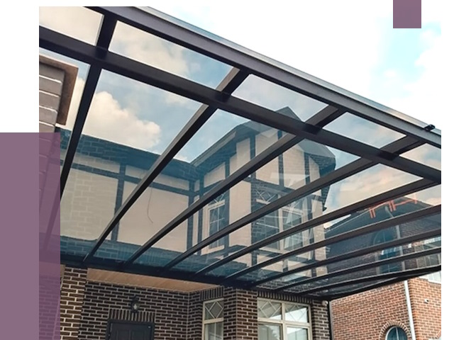 Навесы из поликарбоната в Моршанске от 8744 руб. под ключ — ПРОЛЁТ-Мрш