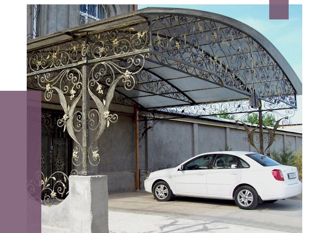 Кованые навесы в Моршанске от 14799 руб. | ПРОЛЁТ-Мрш