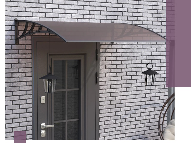 Недорогие козырьки и навесы под ключ в Моршанске