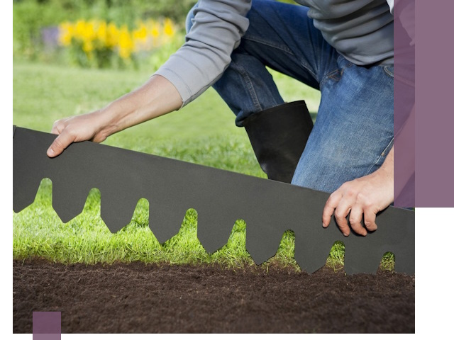 Металлические бордюры для газона в Моршанске — изготовление и монтаж