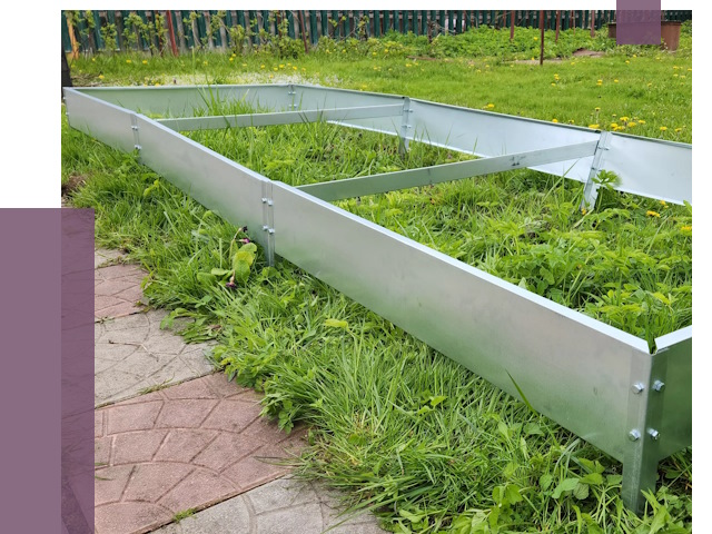 Металлические бордюры для грядок в Моршанске от 1817 руб.