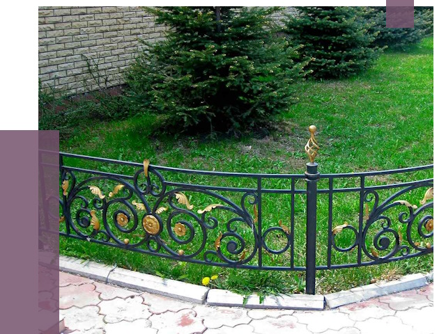 Кованые газонные ограждения в Моршанске от 7737 руб. — ПРОЛЁТ-Мрш