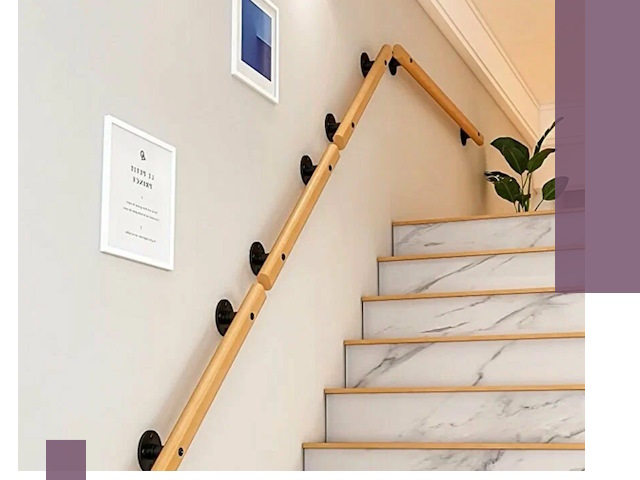 Поручни металлические и деревянные под ключ в Моршанске